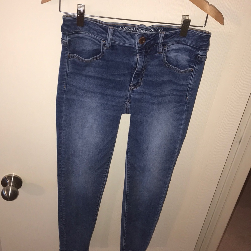 Blue Jeggings